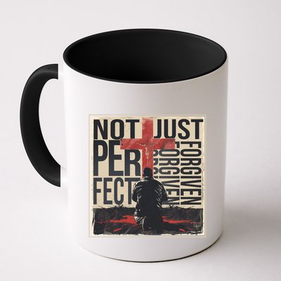 Not Perfect Just Forgiven Gift Christian Great Gift Mug