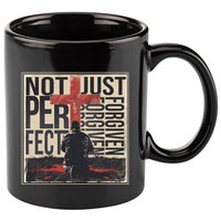Not Perfect Just Forgiven Gift Christian Great Gift 11oz C Handle Ceramic Mug