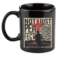Not Perfect Just Forgiven Gift Christian Great Gift 11oz C Handle Ceramic Mug