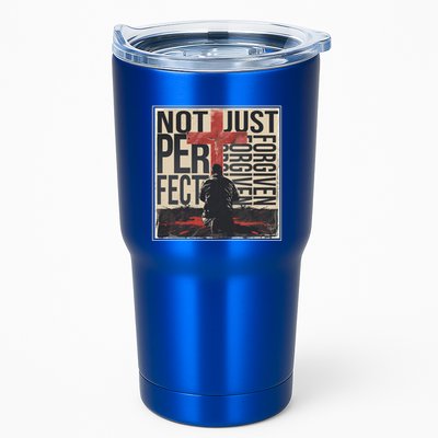Not Perfect Just Forgiven Gift Christian Great Gift Tumbler