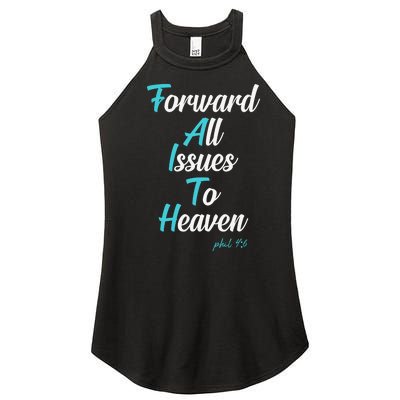 Not Perfect Just Forgiven Christian Team Jesus Easter Day Women’s Perfect Tri Rocker Tank