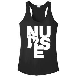 Nursing Profession Job Work Nurse Gift Ladies PosiCharge Competitor Racerback Tank