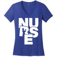 Nursing Profession Job Work Nurse Gift Women's V-Neck T-Shirt