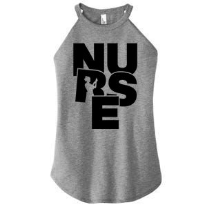 Nursing Profession Job Work Nurse Gift Women's Perfect Tri Rocker Tank