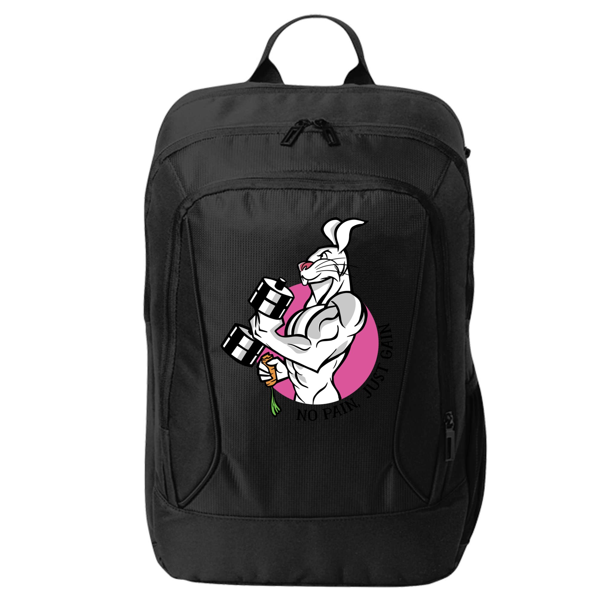 No Pain Just Gain Gift City Backpack