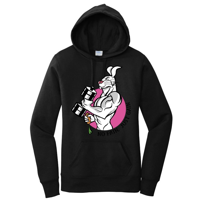 No Pain Just Gain Gift Women's Pullover Hoodie