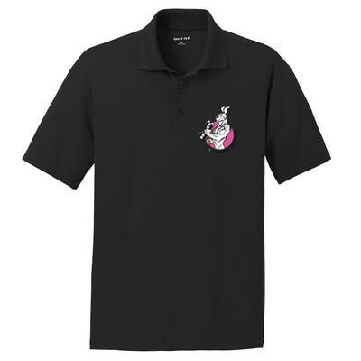 No Pain Just Gain Gift PosiCharge RacerMesh Polo