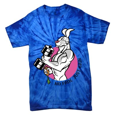 No Pain Just Gain Gift Tie-Dye T-Shirt