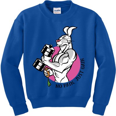No Pain Just Gain Gift Kids Sweatshirt