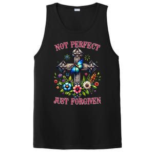 Not Perfect Just Forgiven Jesus Christ PosiCharge Competitor Tank