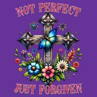 Not Perfect Just Forgiven Jesus Christ Premium T-Shirt