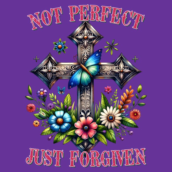 Not Perfect Just Forgiven Jesus Christ Kids T-Shirt