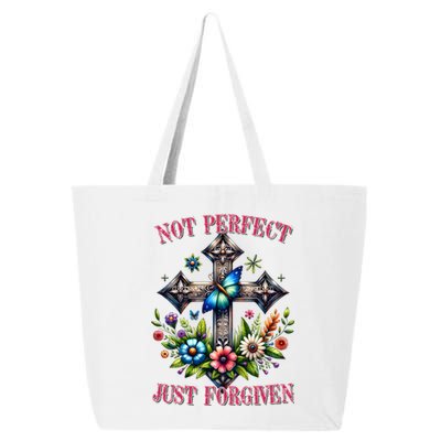 Not Perfect Just Forgiven Jesus Christ 25L Jumbo Tote