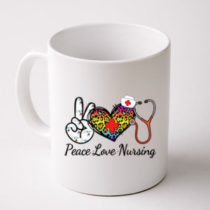 Nurse Peace Love Nursing Medical Gift Coffee Mug