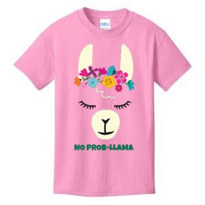 No Prob Llama Christmas Women Girl Birthday Kids T-Shirt