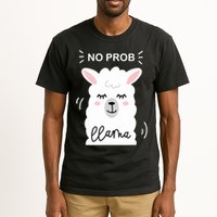No Prob Llama Cute Funny No Drama Alpaca Lammacorn Tall T-Shirt