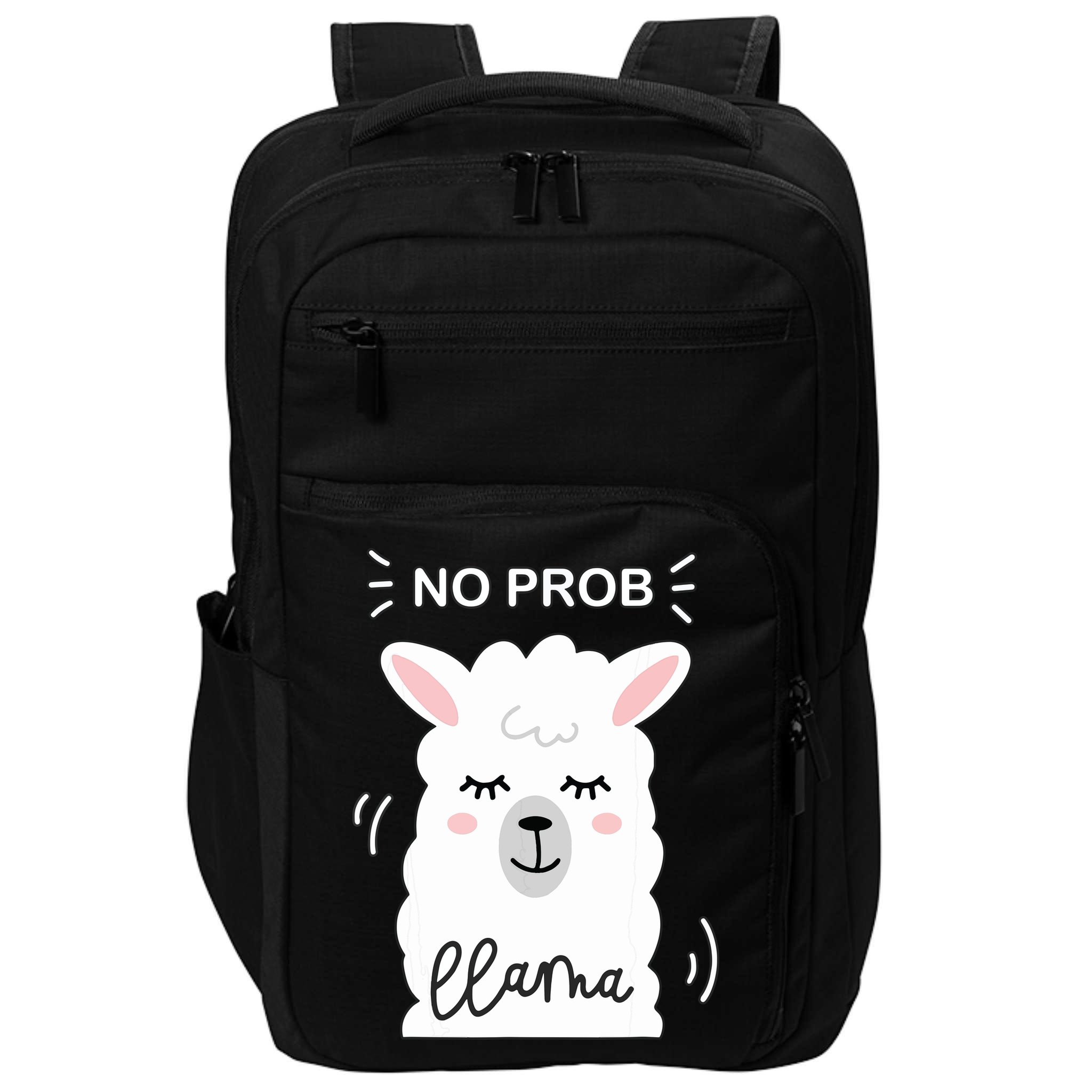 No Prob Llama Cute Funny No Drama Alpaca Lammacorn Impact Tech Backpack