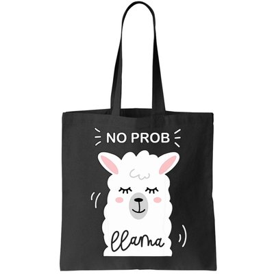 No Prob Llama Cute Funny No Drama Alpaca Lammacorn Bag