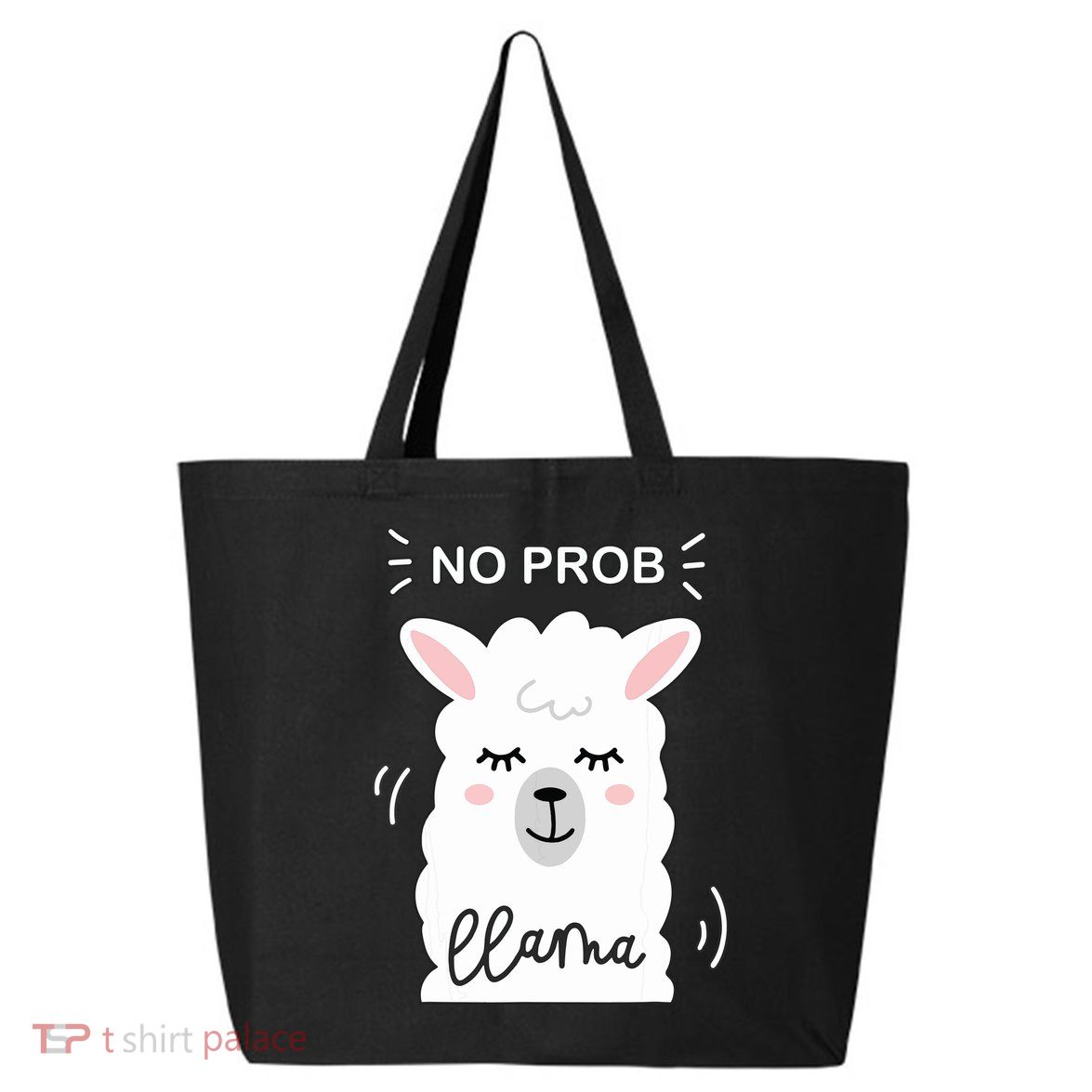 No Prob Llama Cute Funny No Drama Alpaca Lammacorn 25L Jumbo Tote