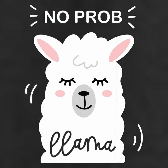 No Prob Llama Cute Funny No Drama Alpaca Lammacorn Golf Towel