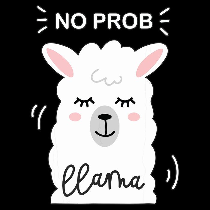 No Prob Llama Cute Funny No Drama Alpaca Lammacorn Wool Snapback Cap