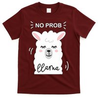 No Prob Llama Cute Funny No Drama Alpaca Lammacorn T-Shirt