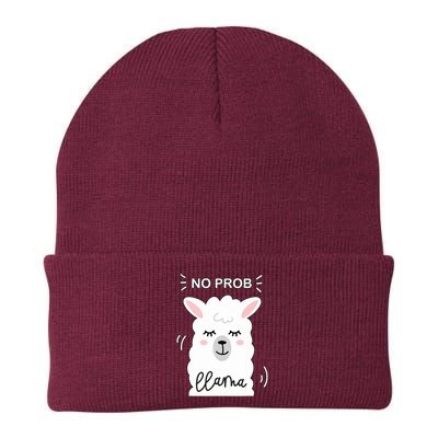 No Prob Llama Cute Funny No Drama Alpaca Lammacorn Beanie