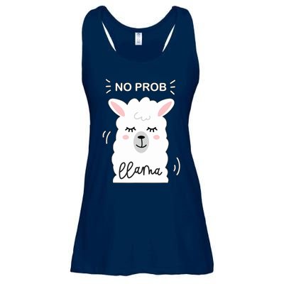 No Prob Llama Cute Funny No Drama Alpaca Lammacorn Ladies Essential Flowy Tank