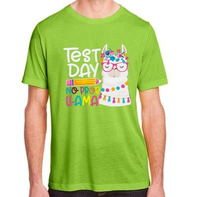 No Problem Llama Testing State Testing Adult ChromaSoft Performance T-Shirt