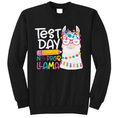 No Problem Llama Testing State Testing Sweatshirt