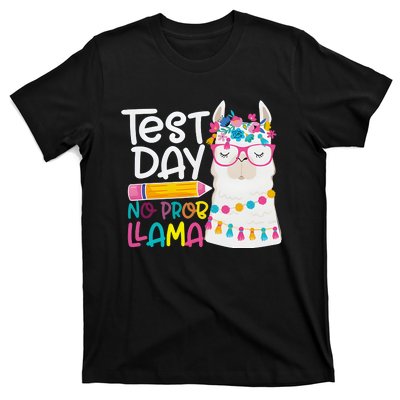 No Problem Llama Testing State Testing T-Shirt