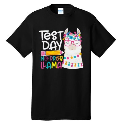 No Problem Llama Testing State Testing Tall T-Shirt