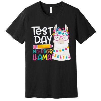 No Problem Llama Testing State Testing Premium T-Shirt