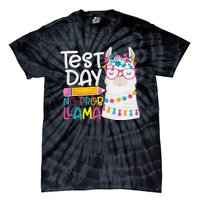 No Problem Llama Testing State Testing Tie-Dye T-Shirt