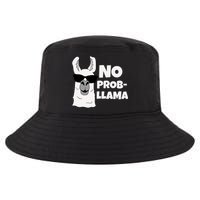 No Probllama Llama Problem Funny Cool Comfort Performance Bucket Hat