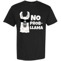 No Probllama Llama Problem Funny Garment-Dyed Heavyweight T-Shirt