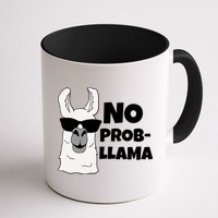 No Probllama Llama Problem Funny Mug