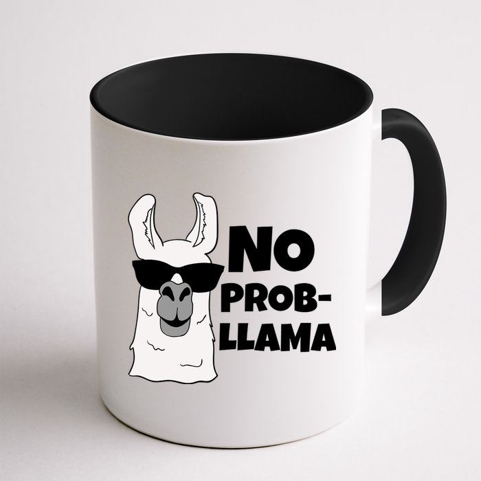 No Probllama Llama Problem Funny Mug