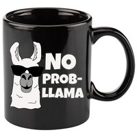 No Probllama Llama Problem Funny 11oz C Handle Ceramic Mug