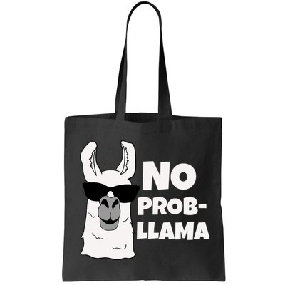 No Probllama Llama Problem Funny Bag