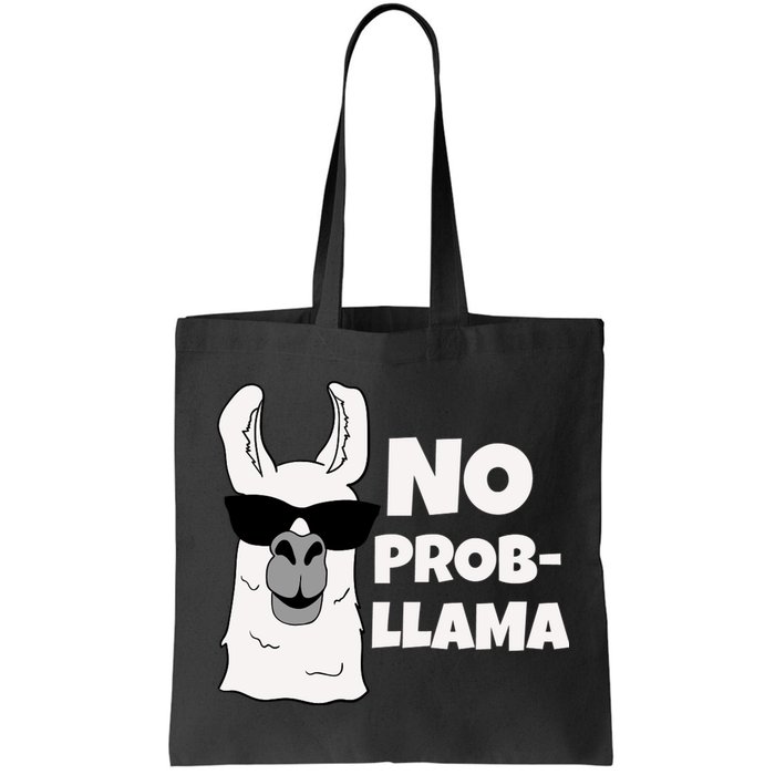 No Probllama Llama Problem Funny Bag