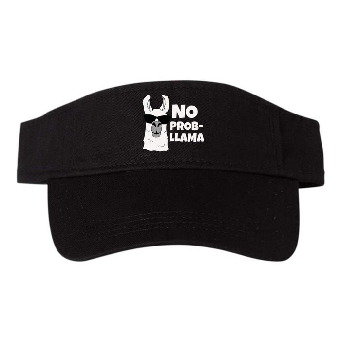 No Probllama Llama Problem Funny Visor
