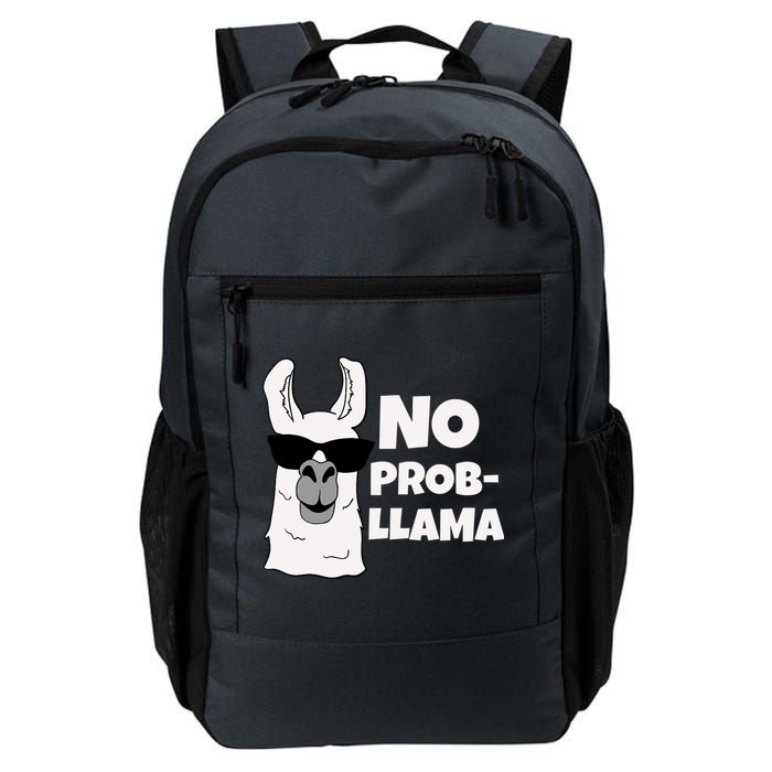 No Probllama Llama Problem Funny Backpack