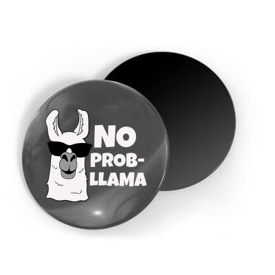 No Probllama Llama Problem Funny Magnet