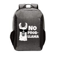 No Probllama Llama Problem Funny Vector Backpack