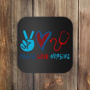 Nurse , Peace, Love, Nursing Coaster