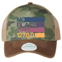 No Place Like 127.0.0.1 Localhost Geek Legacy Tie Dye Trucker Hat