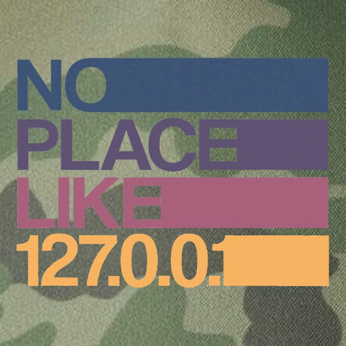 No Place Like 127.0.0.1 Localhost Geek Legacy Tie Dye Trucker Hat