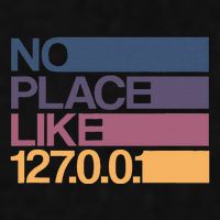 No Place Like 127.0.0.1 Localhost Geek Ladies PosiCharge Tri-Blend Wicking Tank