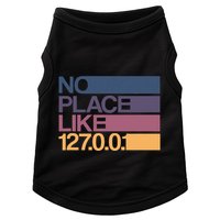 No Place Like 127.0.0.1 Localhost Geek Doggie Tank